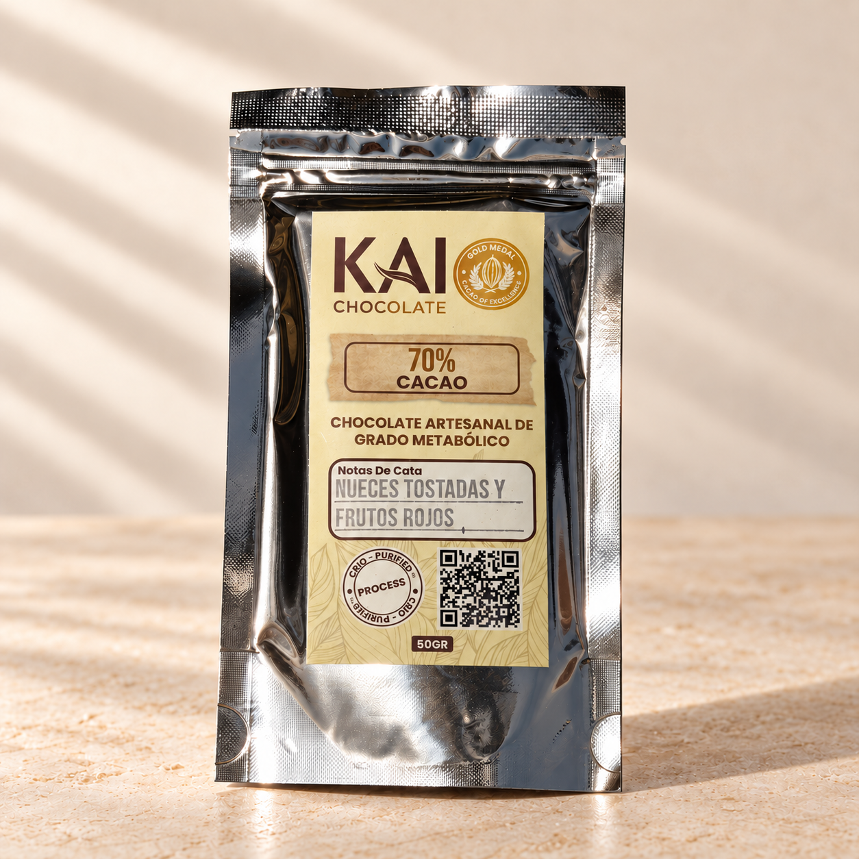 Bolsita 50g · Azúcar orgánica de caña